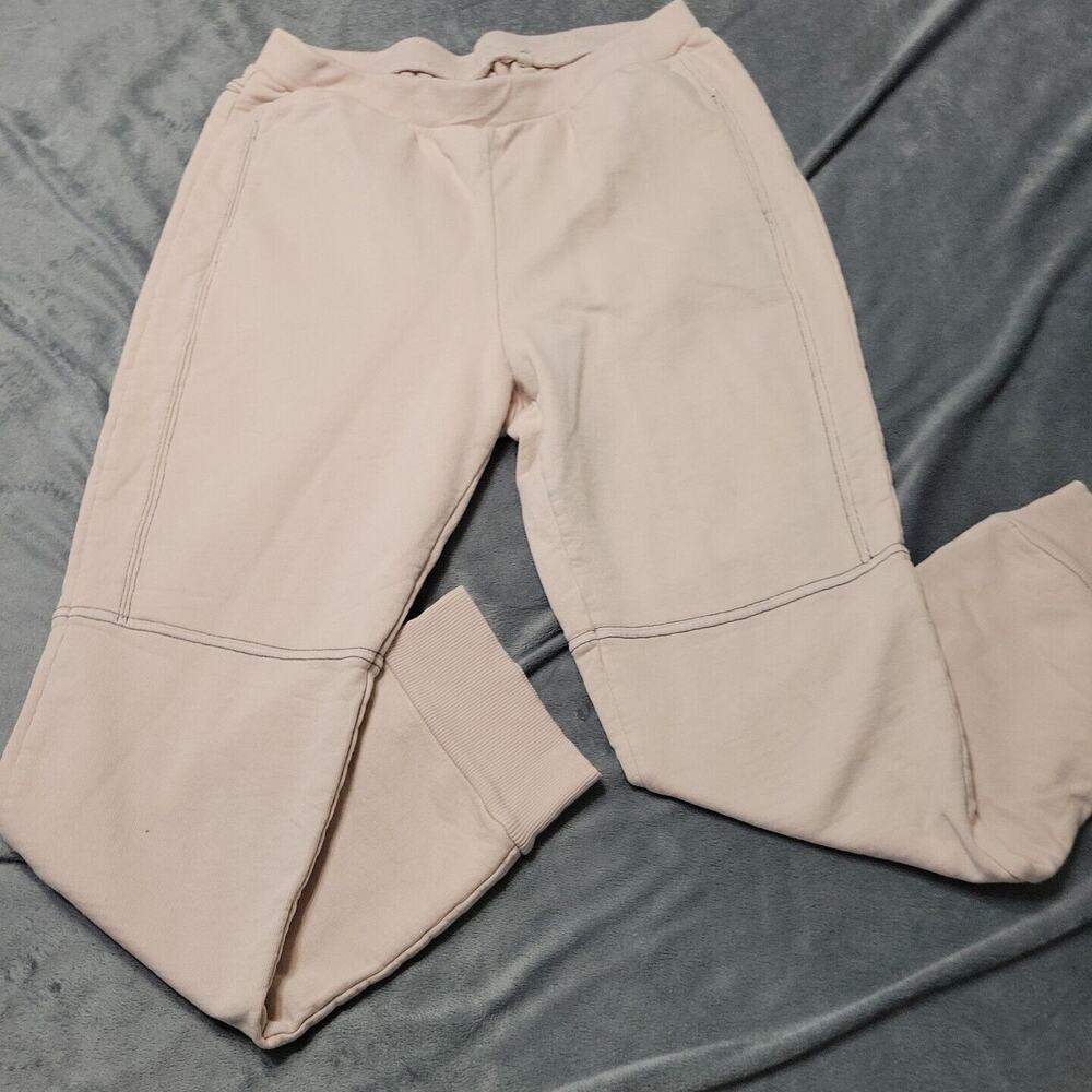 Soft Surroundings Joggers Womens Medium Pink Comfort Stretch Pocket Pull On Pant